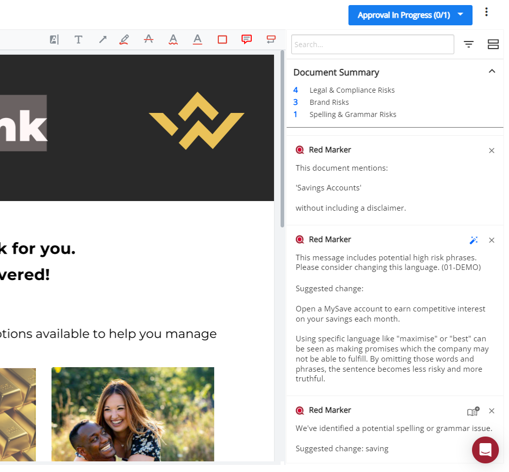 screenshot of Red Marker